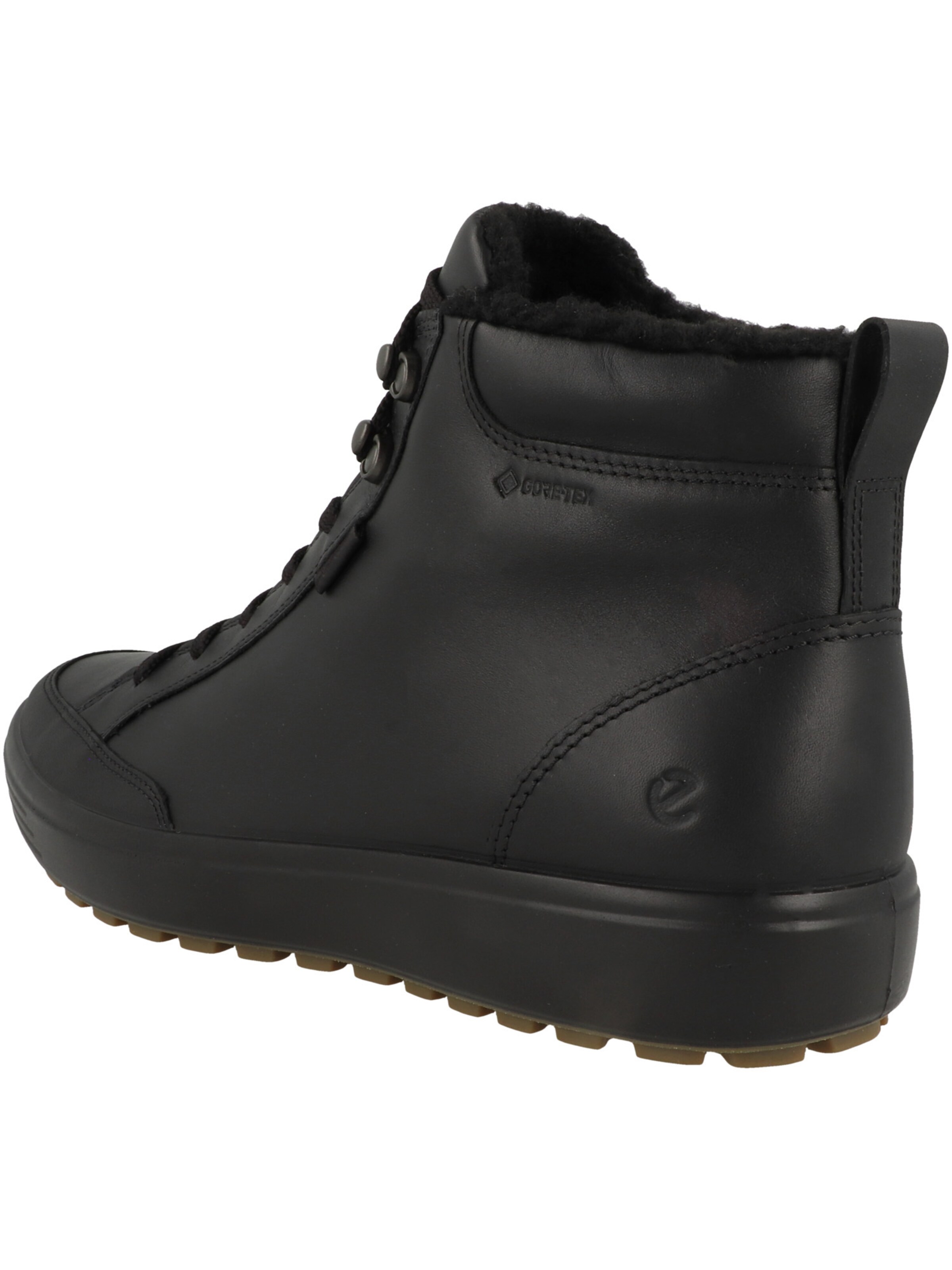 ECCO - Botas com atacadores 'Soft 7 Tred' em preto