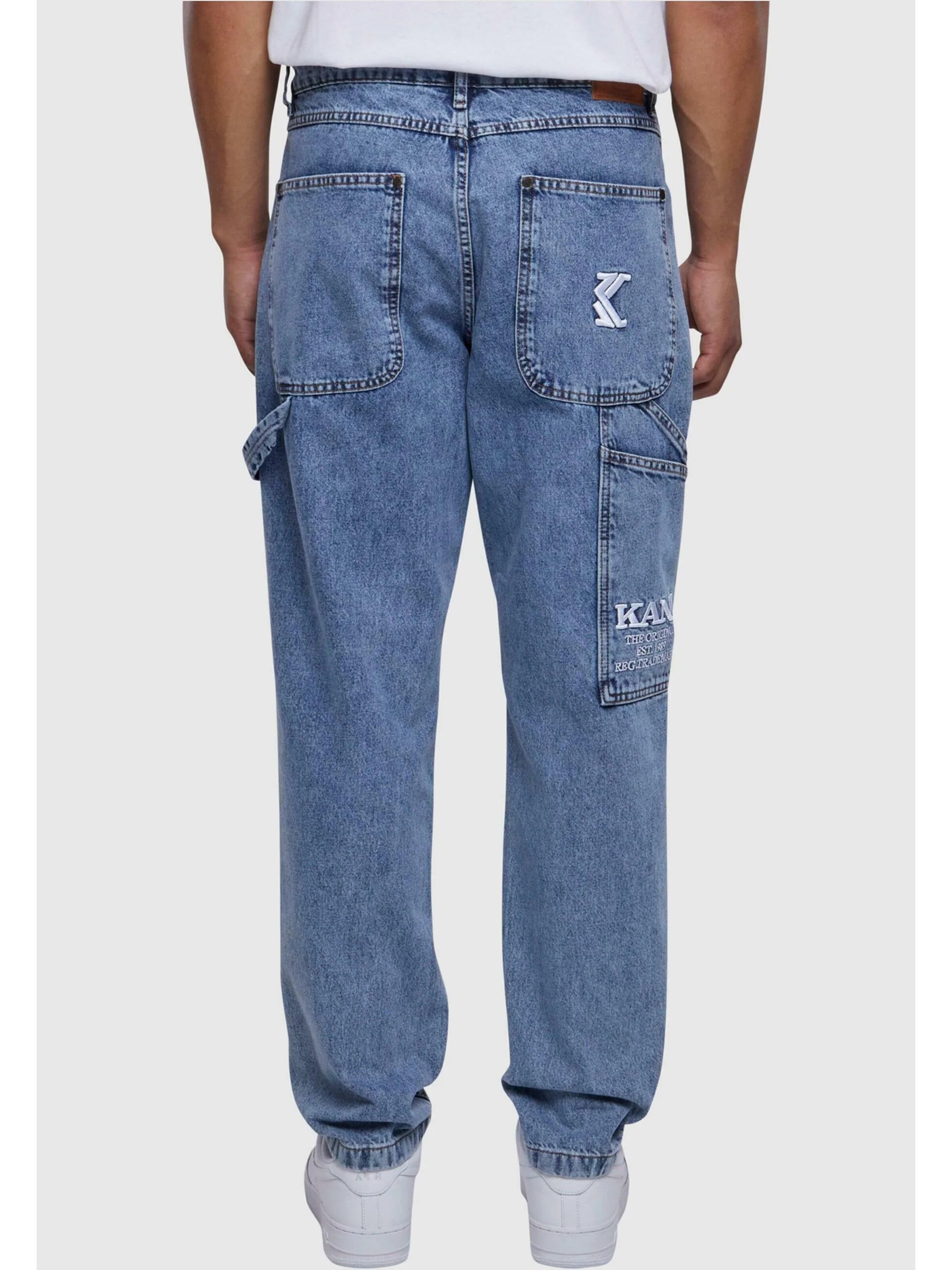 Karl Kani Tapered Jeans 'Workwear'‌‌‌‌‌‌‌‌‌‌ in Blau