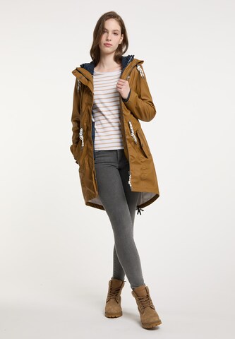 Schmuddelwedda Between-seasons parka in Brown