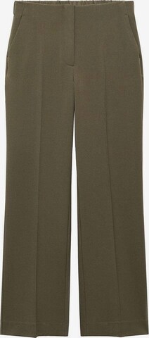 MANGO Regular Pleated Pants 'Cindy' in Green: front