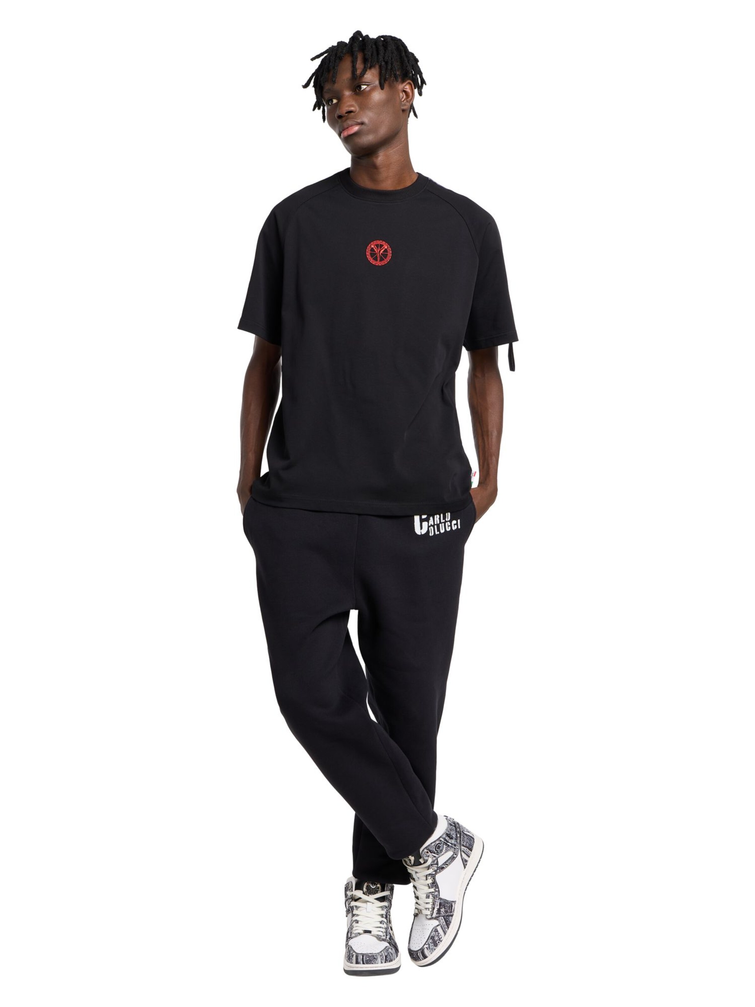 Carlo Colucci Shirt 'Evoli' in Black