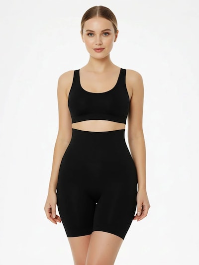 Shapetape Shaping Pants 'Corrigerende High Waist Naadloos Broekje met Bilvulling' in L in Black, Item view