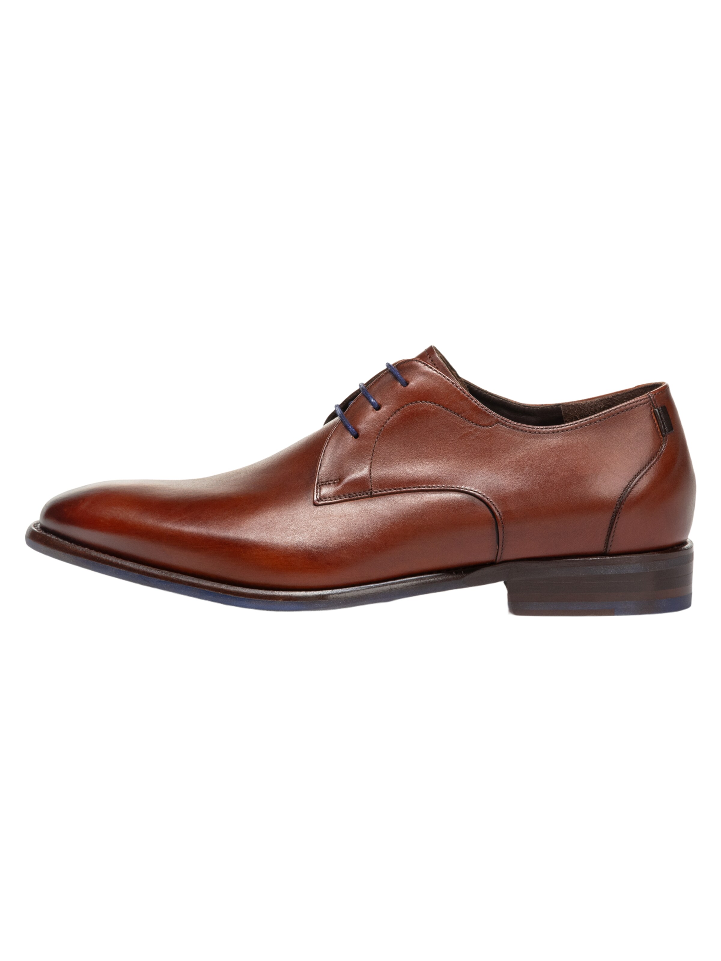 Floris van Bommel Lace-Up Shoes 'DE NETTER' in Brown: front