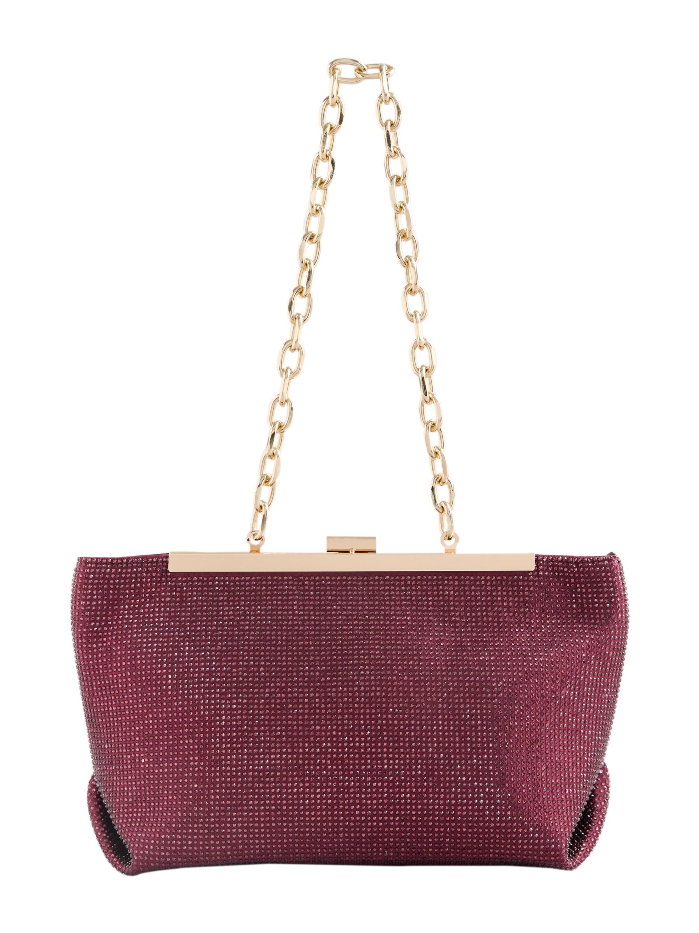 Lipsy Clutch in Red: front
