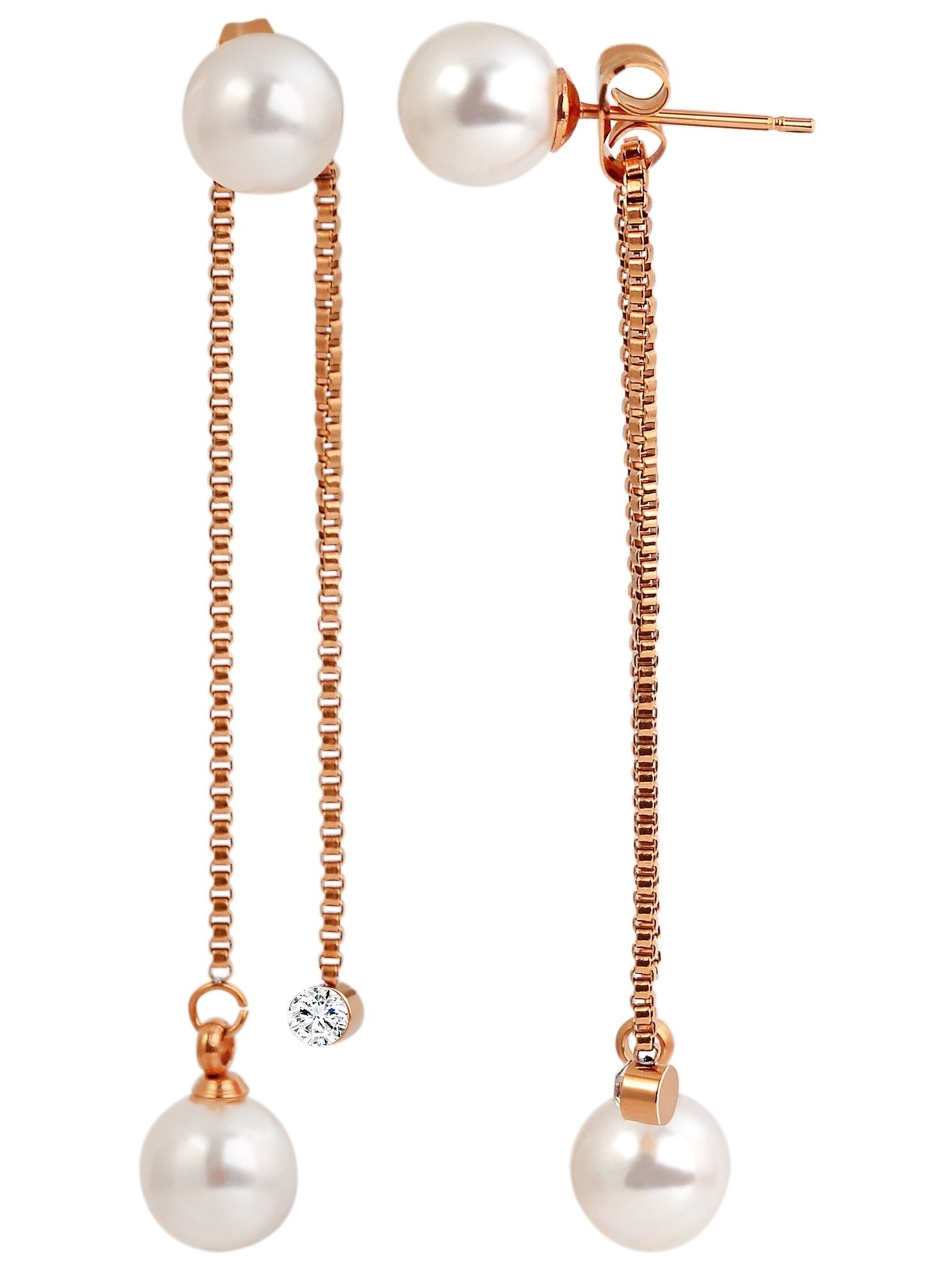 Akzent Earrings 'Morana, langlebig' in Gold