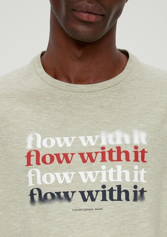 T-Shirt s.Oliver en vert
