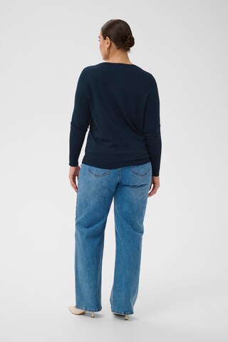 KAFFE CURVE Trui 'KClizzy' in Blauw