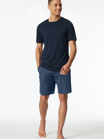 T-Shirt 'Mix + Relax' SCHIESSER en bleu