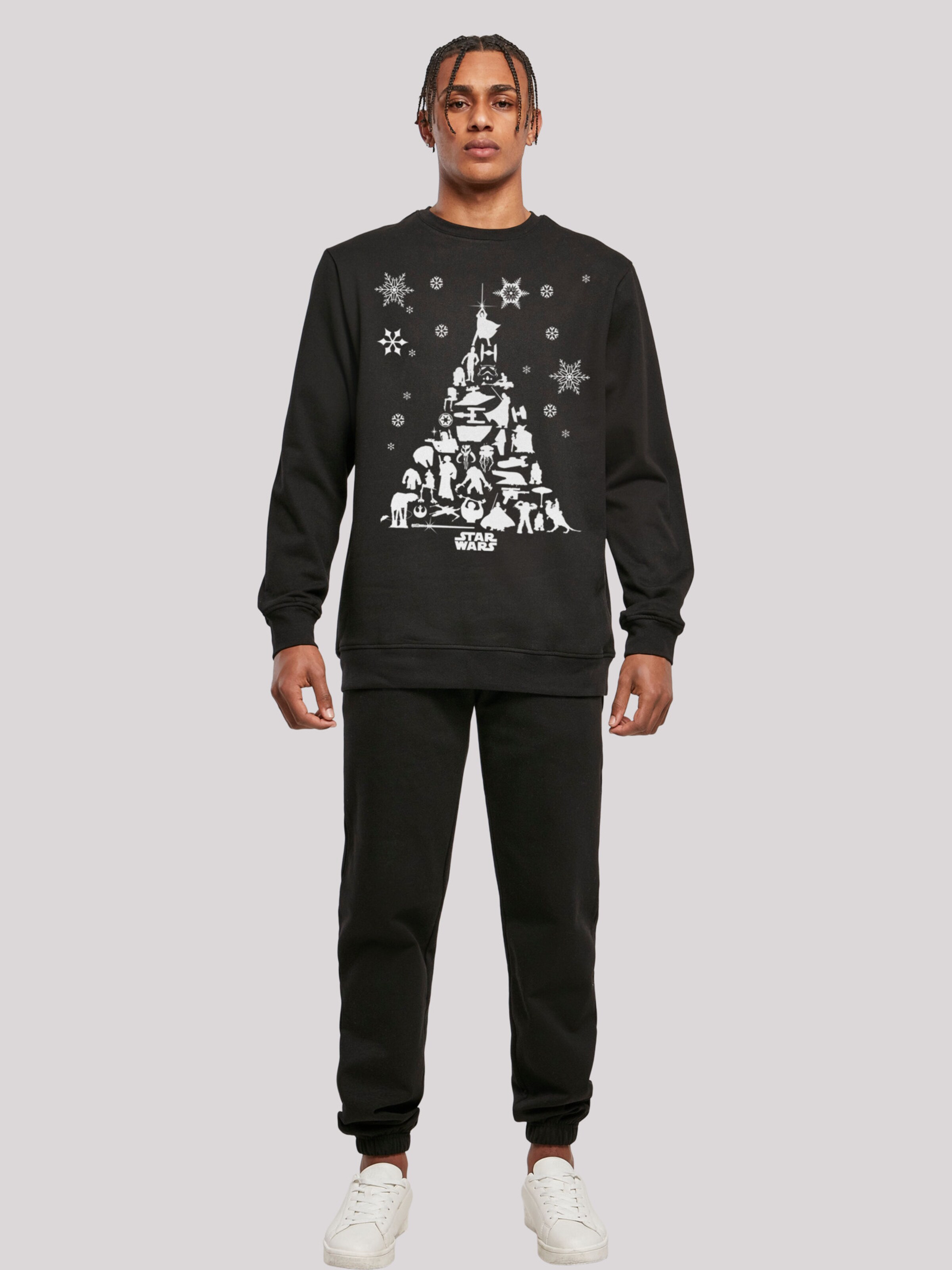 F4NT4STIC Sweatshirt \'Star Wars Christmas Weihnachtsbaum\' in Black | ABOUT  YOU