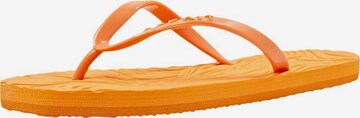 Tongs ESPRIT en orange : devant