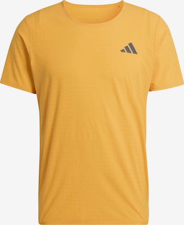 ADIDAS PERFORMANCE - Camiseta funcional 'ADIZERO' en naranja: frente