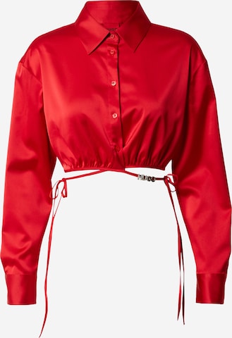 HUGO Red - Blusa 'Elsera' en rojo: frente