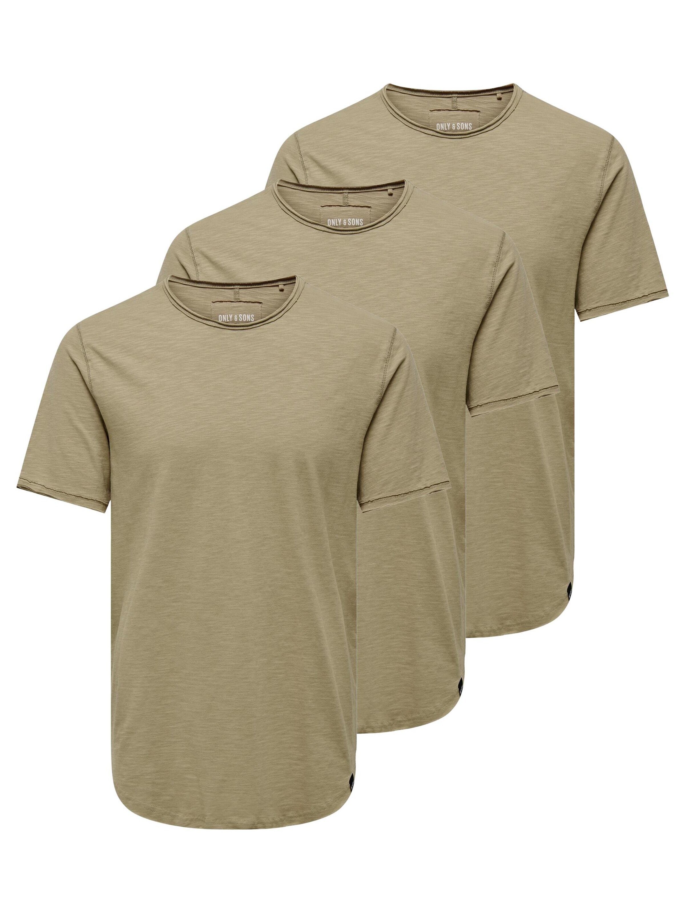 Only & Sons Shirt 'BENNE' in Beige: front