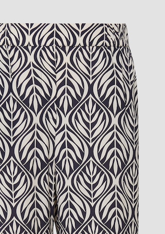 s.Oliver BLACK LABEL Wide Leg Hose in Blau