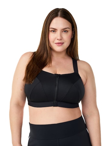 Active by Zizzi Скинни Спортивные штаны 'Ananna' в Черный