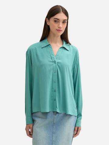 TOM TAILOR DENIM Bluse in Blau: Vorderseite
