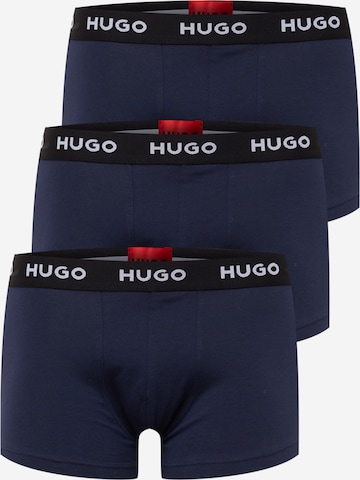 HUGO Regular Boxershorts in Blauw: voorkant