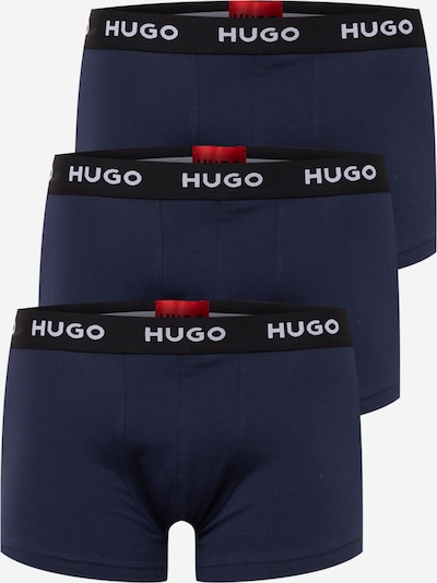 HUGO Red Boxers en bleu marine / noir / blanc, Vue avec produit