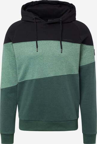Ragwear Sweatshirt 'THRES' in Green: front