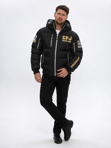 CIPO & BAXX Winterjacke Steppjacke CM233 in Schwarz