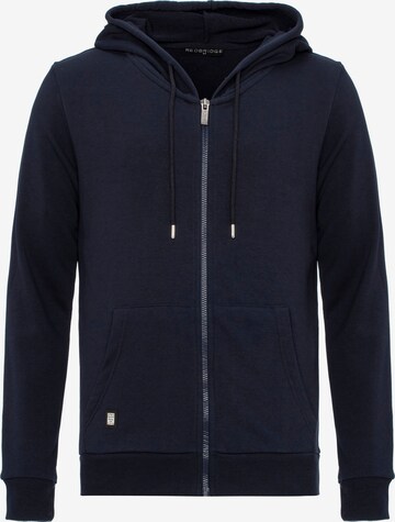 Redbridge Zip-Up Hoodie 'New Haven' in Blue: front