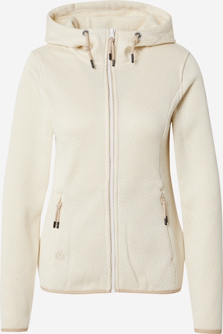 ICEPEAK Bluza rozpinana sportowa 'Adrian' w kolorze beżowy: przód