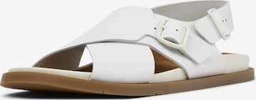 Sandalo ' Lluc ' di CAMPER in bianco: frontale