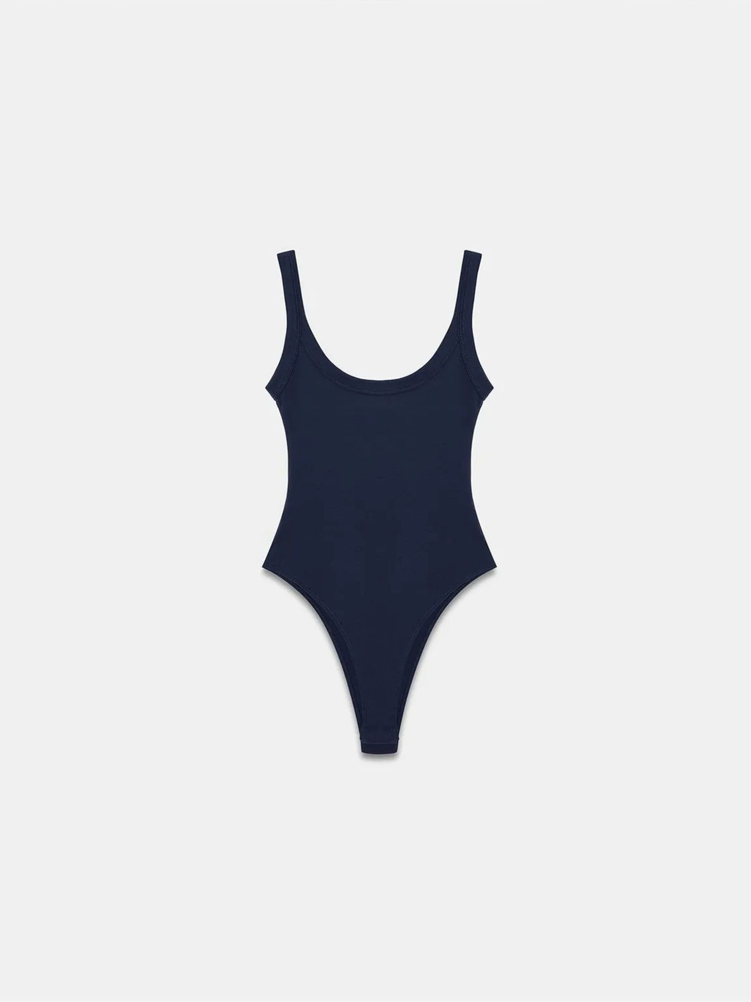 Dilvin Blouse Bodysuit in Blue: front