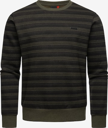 Ragwear Sweatshirt 'Inddie' in Green: front