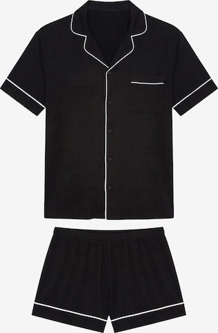 Pantaloni scurți 'Essential' de la Hunkemöller pe negru: față