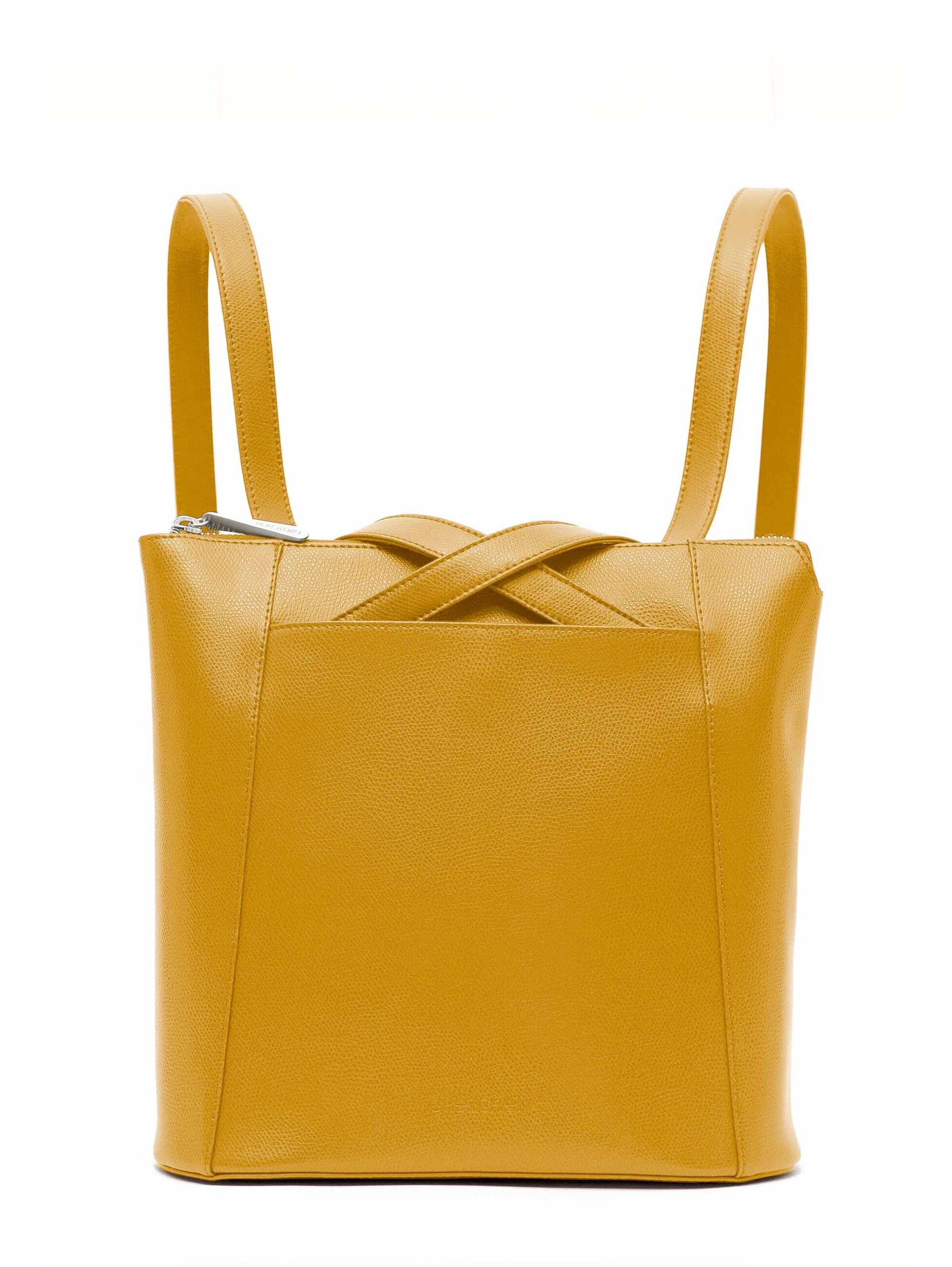 Gretchen Backpack 'Crocus ' in Yellow: front