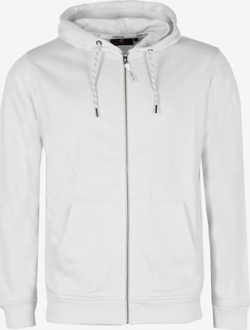 INDICODE JEANS Sweatjacke in Weiß: Vorderseite