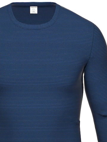 Ammann Undershirt 'Day Classic / Jeans Feinripp' in Blue