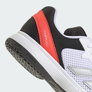 Chaussure de sport 'Courtflash' ADIDAS PERFORMANCE en blanc