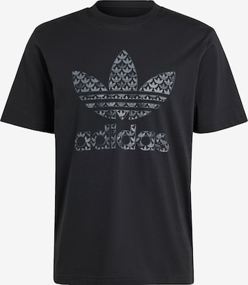 ADIDAS ORIGINALS Shirt in Black: front