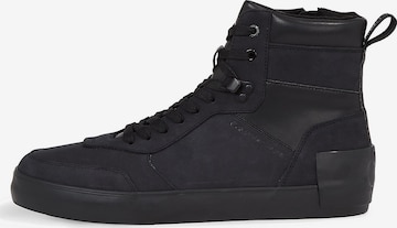 Calvin Klein Jeans Sneakers hoog in Zwart: voorkant