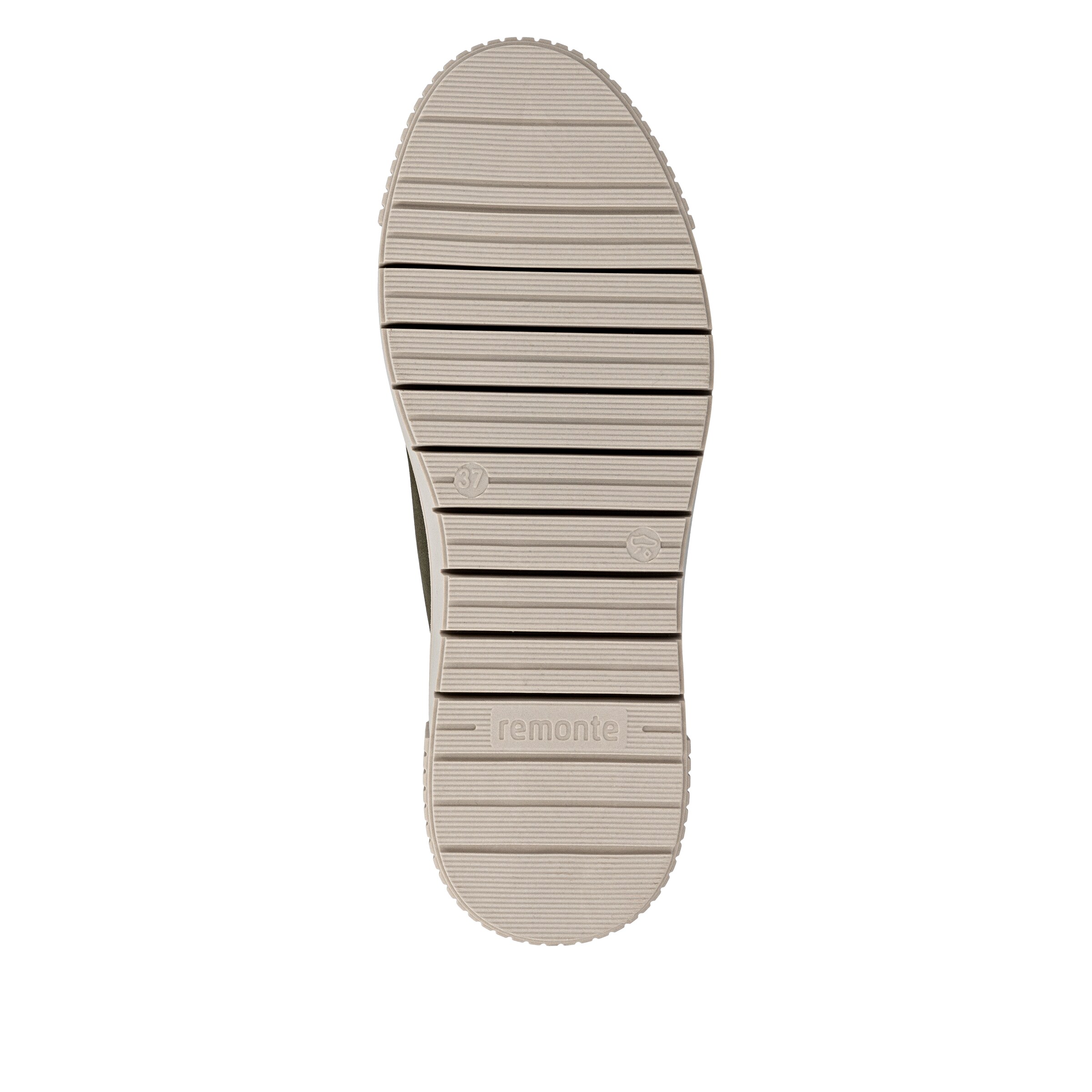 REMONTE Lace-Up Ankle Boots in Green