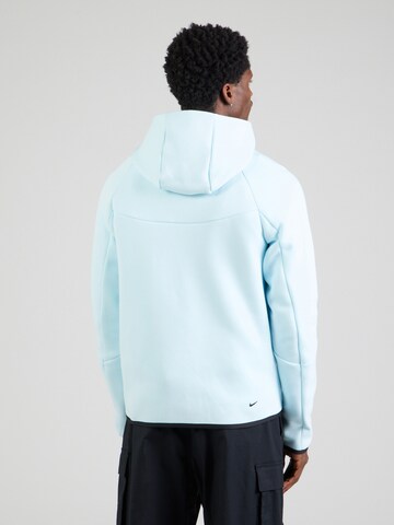 Nike Sportswear Sweatjacka 'Tech Fleece' i blå