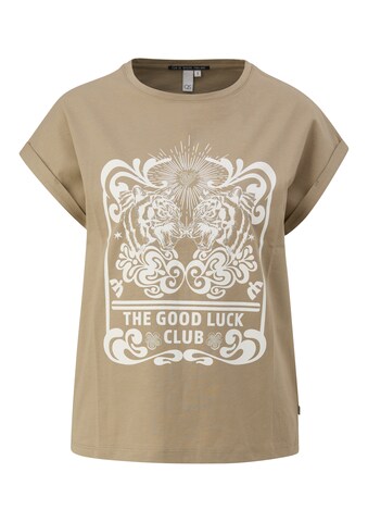 T-shirt QS en vert : devant