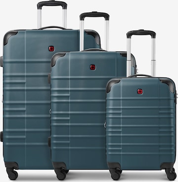 WENGER Kofferset 'Amplar Evo' in Blauw: voorkant