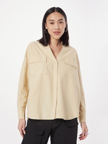 Dorothy Perkins Blouse in Grijs: voorkant