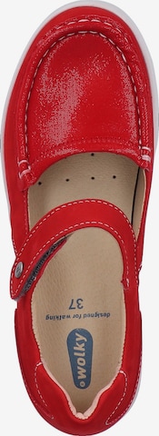 Wolky Slipper in Rot