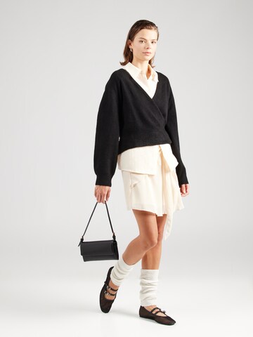 Cardigan ABOUT YOU en noir : devant