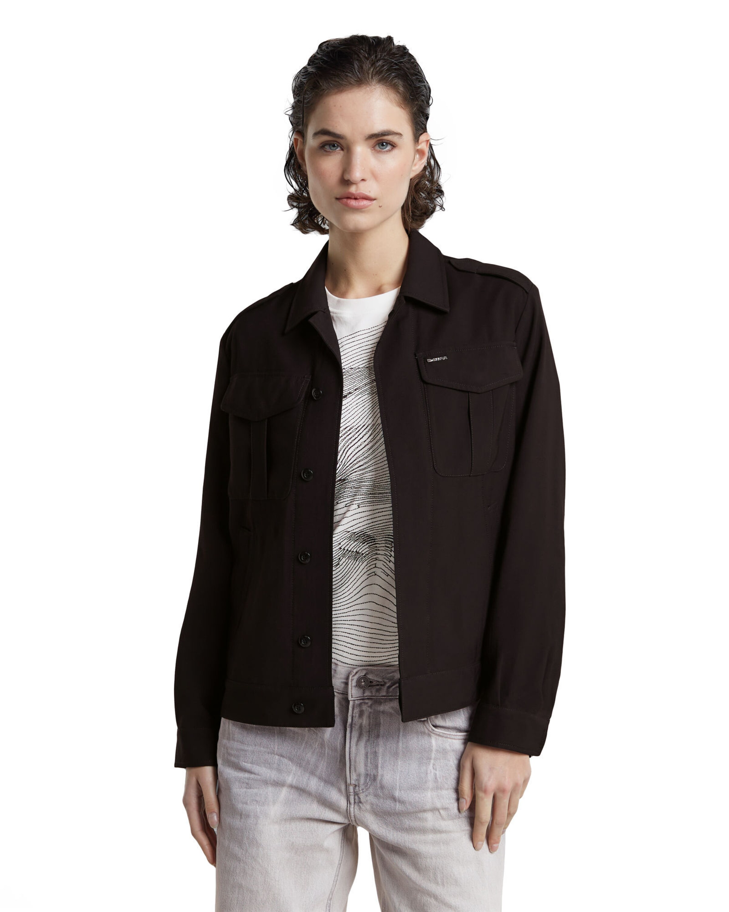 G-STAR Between-season jacket in Black: front