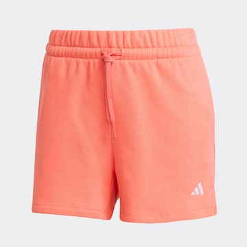 ADIDAS SPORTSWEAR Regular Workout Pants in Orange: front