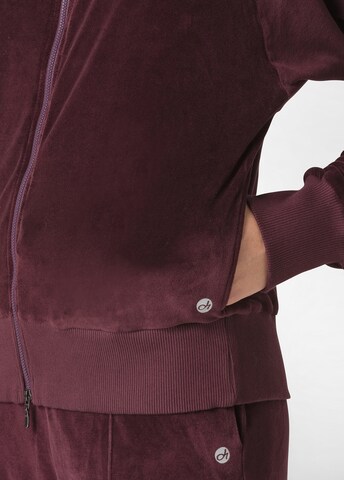 DEHA Sportsweatjacke in Rot