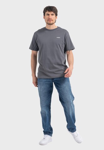 Oldskull T-Shirt 'Basic Osk' in Grau