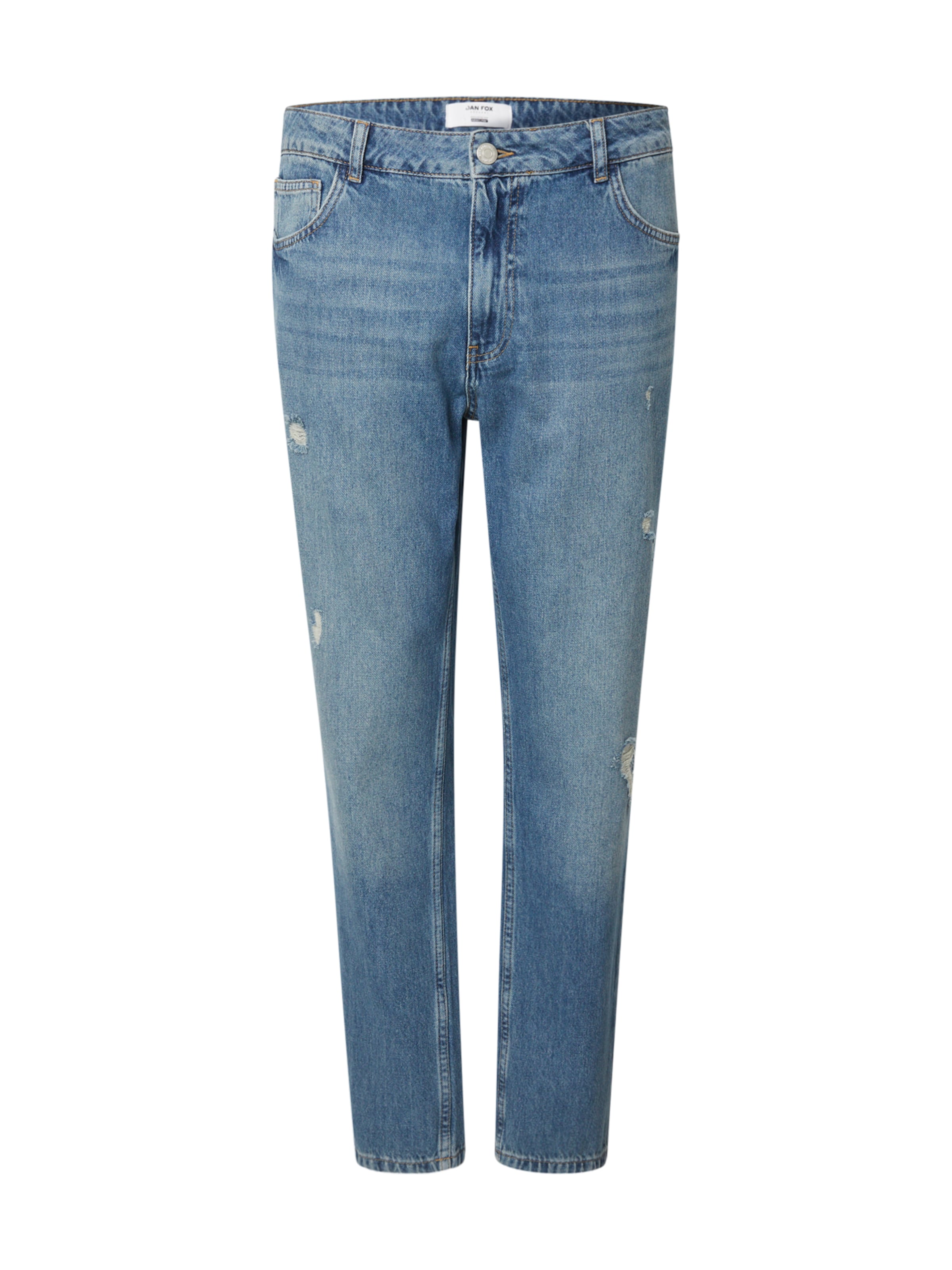 Regular Jeans 'Carlo' de la DAN FOX APPAREL pe albastru: față