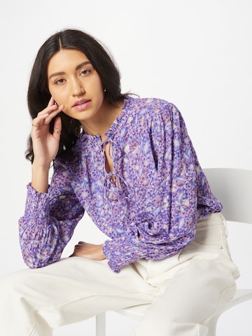 OUI Blouse in Lila: voorkant