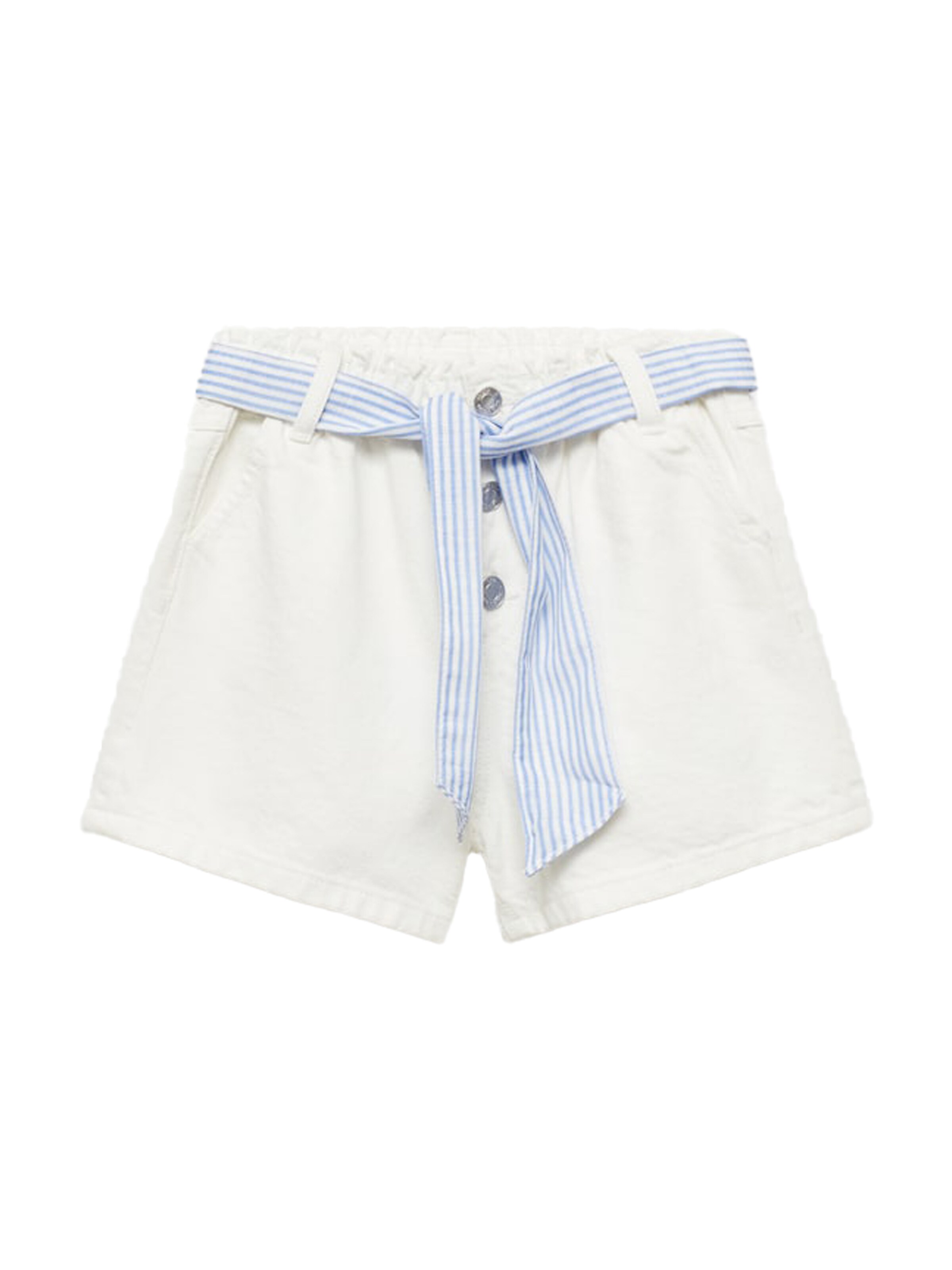 MANGO KIDS Regular Farkut 'GALA' värissä valkoinen: etupuoli